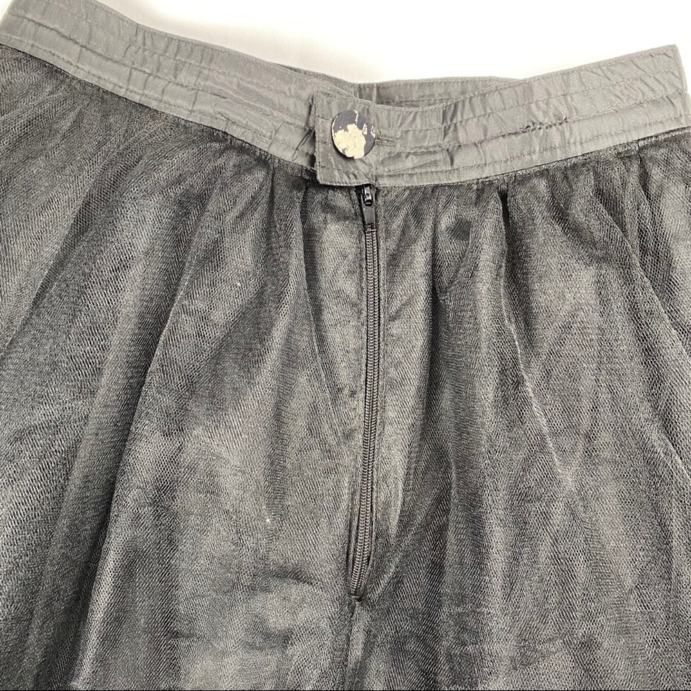 SOLD-Hues of Ego Custom-made Black Tulle Skirt - Picture 8 of 8